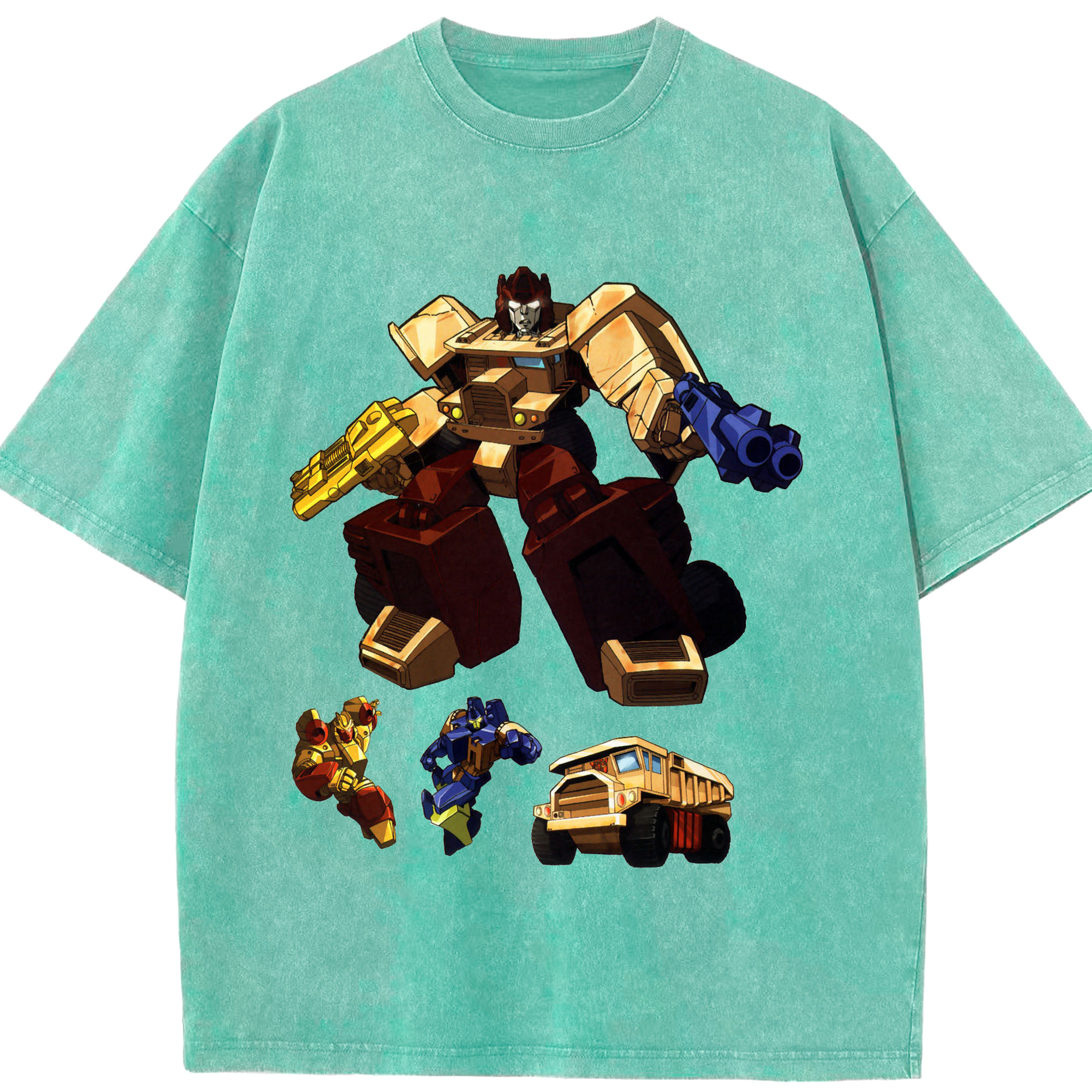 （画像用）  綿100% ヴィンテージ風 半袖Tシャツ（フロントプリント）